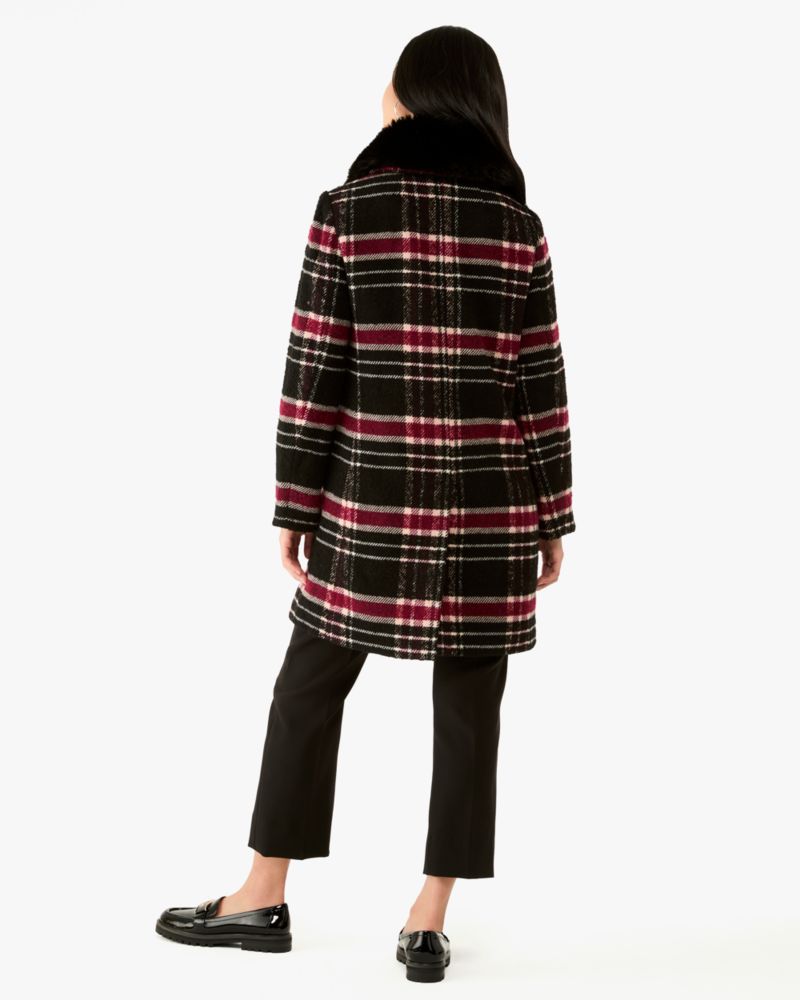 Kate Spade,Top Collar Wool Coat,