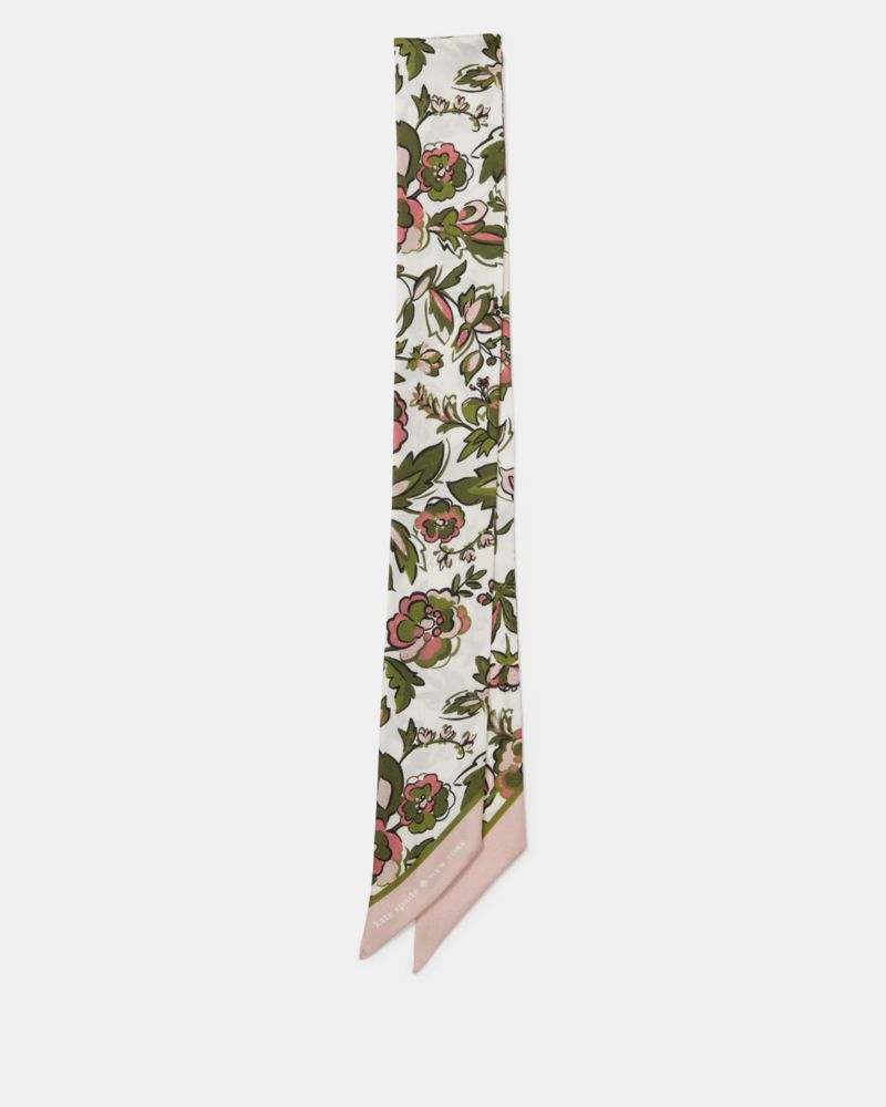 Kate Spade,Forest Blooms Skinny Scarf,