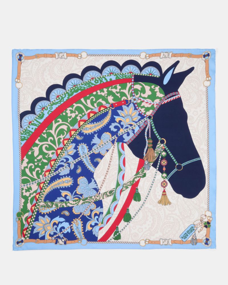 LNY Horse Silk Square, Multi, ProductTile