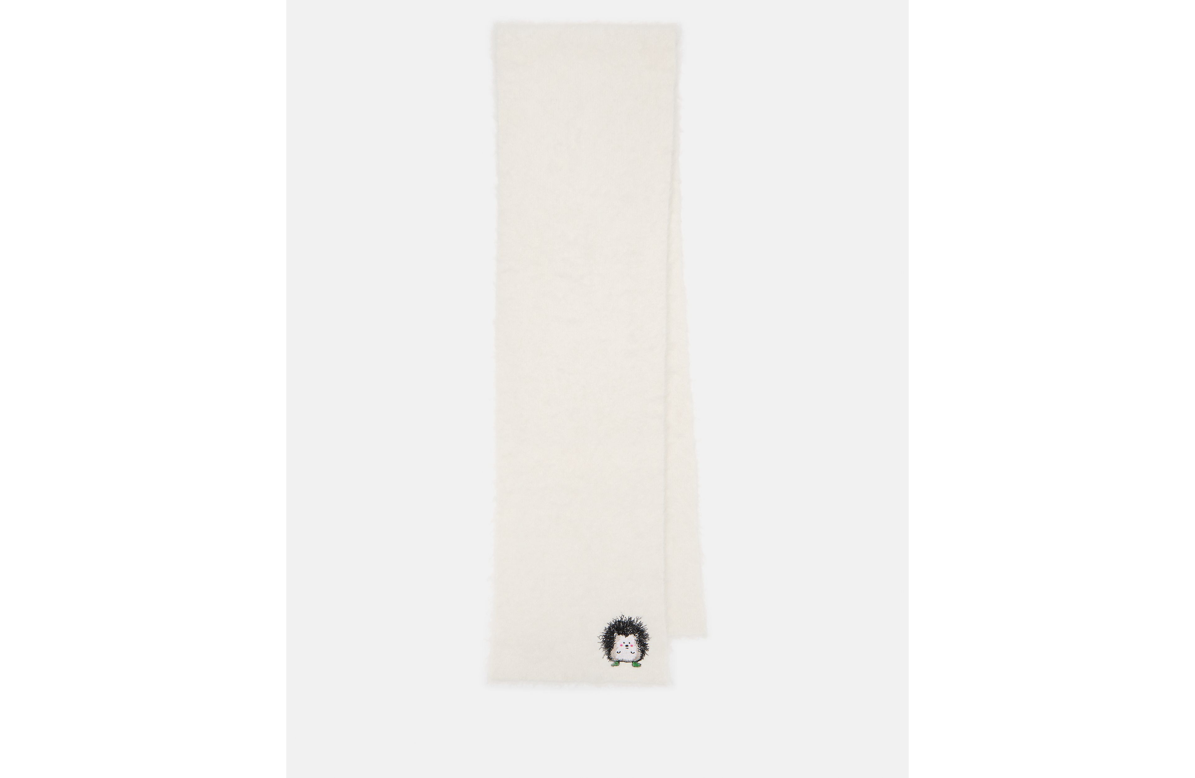 Hedgehog Patch Brushy Scarf