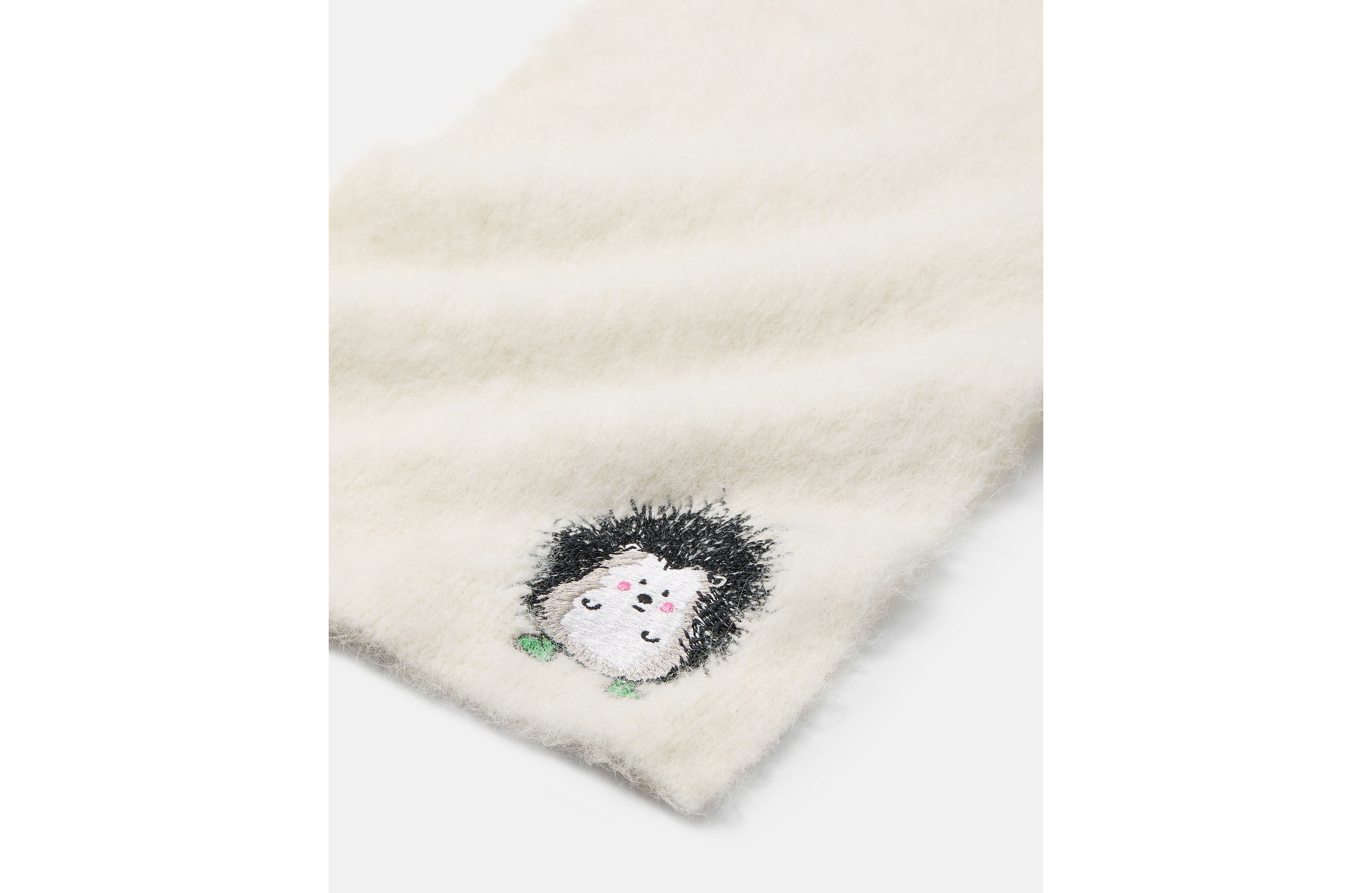 Hedgehog Patch Brushy Scarf