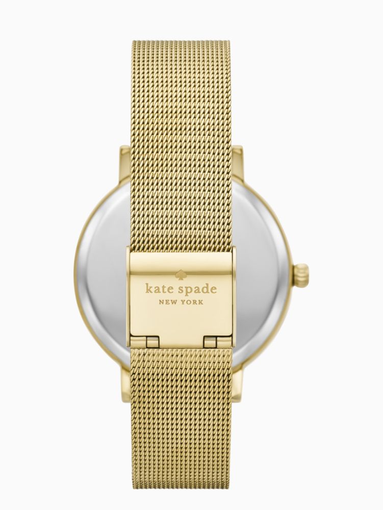 Kate Spade,Gold Mesh Strap Watch,