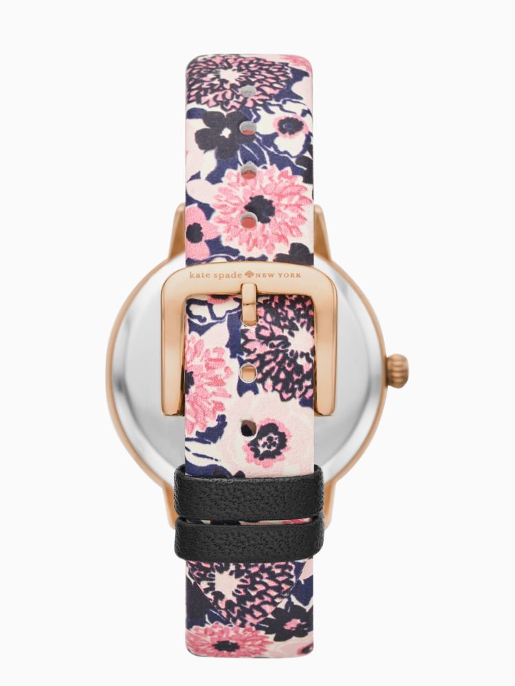 Kate Spade,Floral Metro Watch,Multi Color