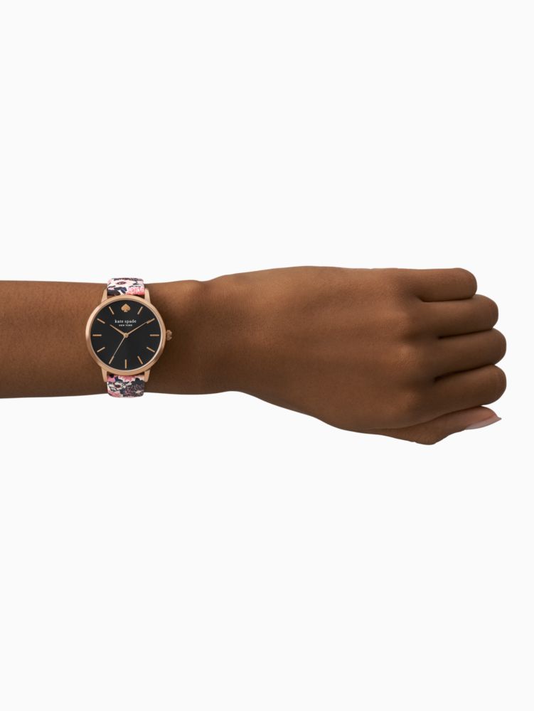 Kate Spade,Floral Metro Watch,Multi Color