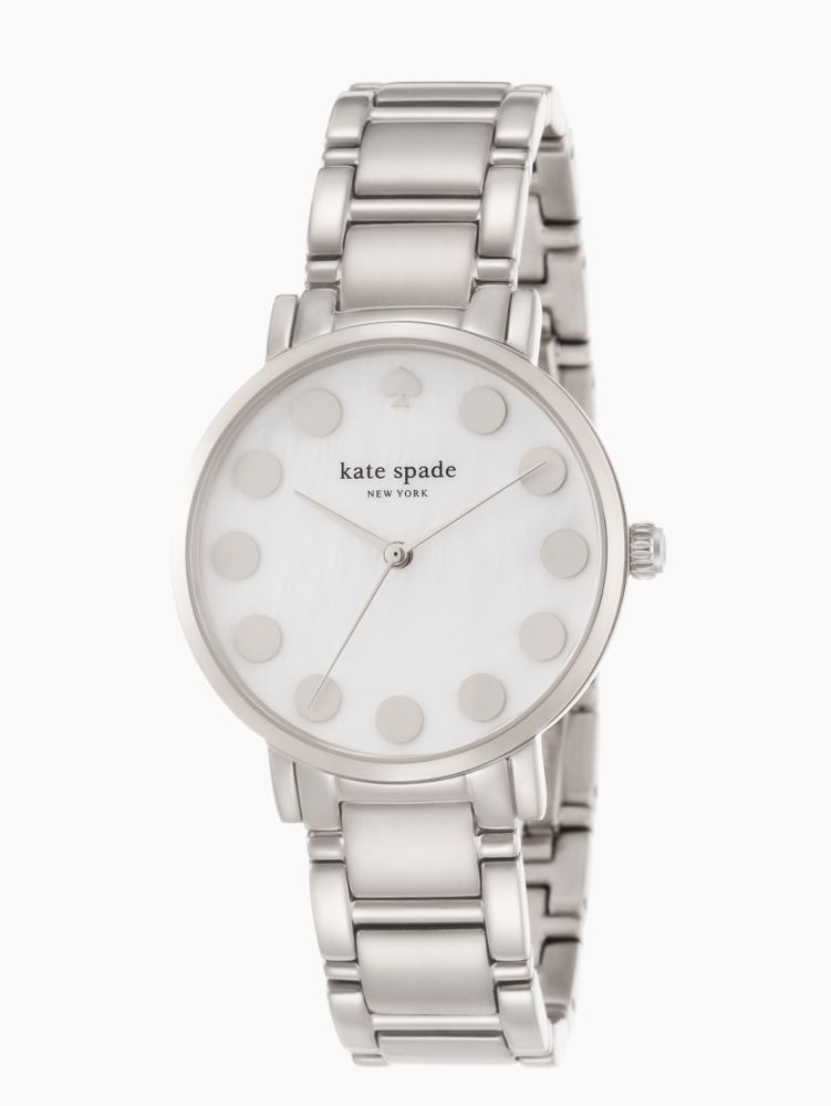 Kate spade gramercy watch silver new arrivals