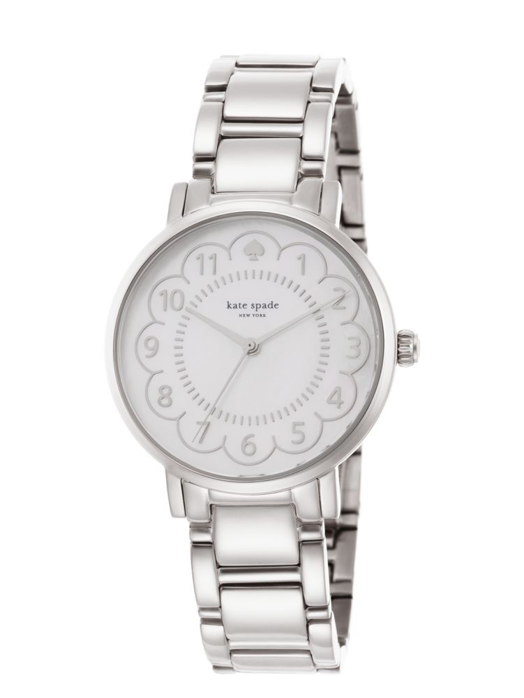 Kate spade gramercy outlet watch silver