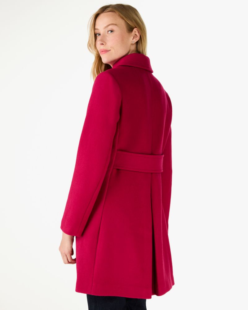 Kate Spade,Bow Detail Wool Coat,