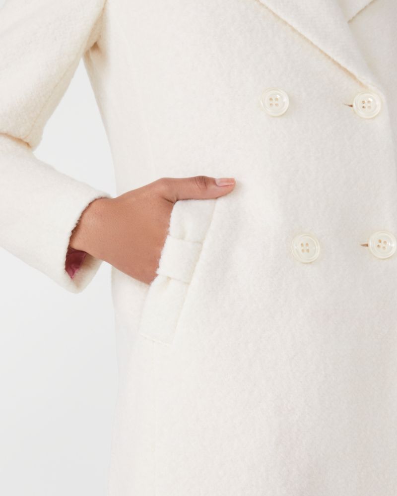 Kate spade double 2024 breasted wool coat