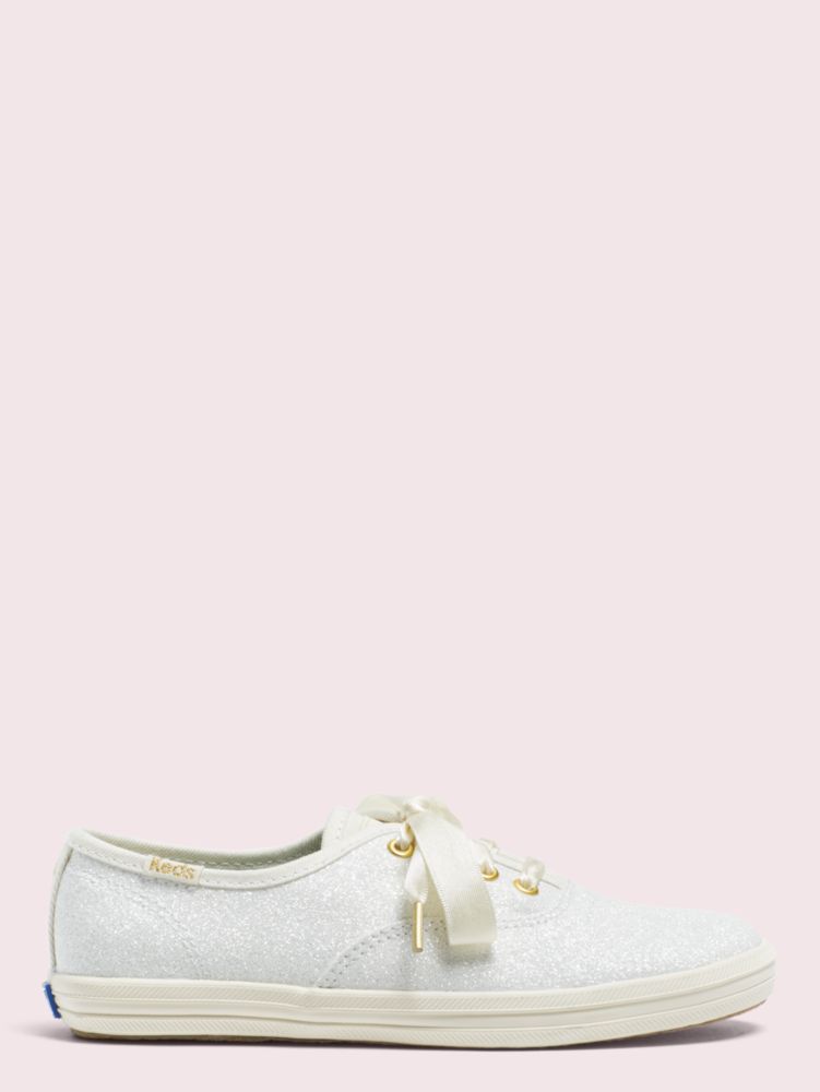 Kate Spade,keds kids x kate spade new york champion glitter youth sneakers ,sneakers,Cream