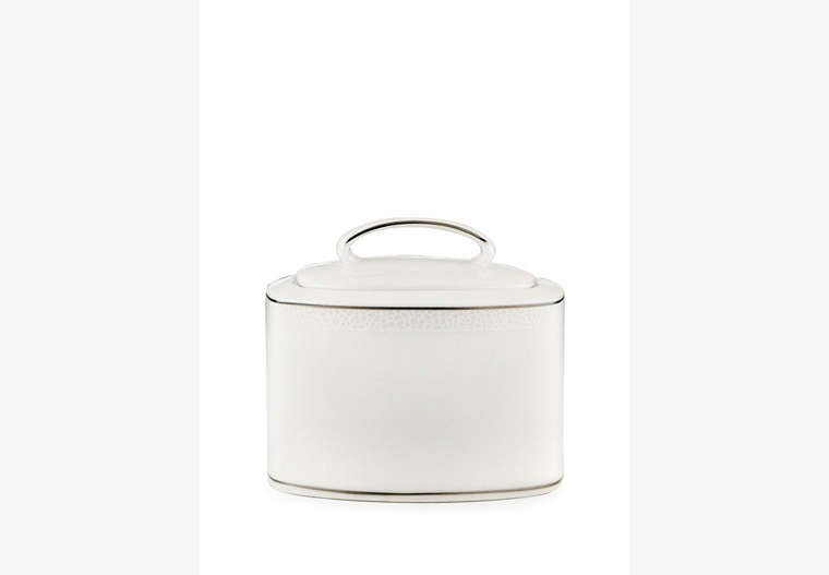 Kate Spade,Cypress Point Sugar Bowl,Parchment image number 0