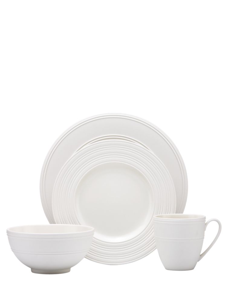 Fair Harbor White Truffle Four Piece Place Setting, , Product