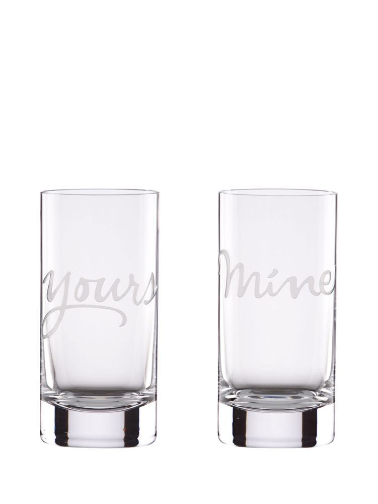 Two Of A Kind Yours And Mine Highball Set, , Product