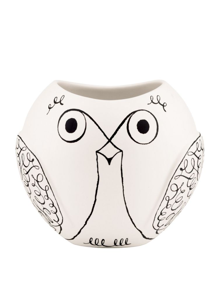 Woodland Park Short Owl Vase, , Product