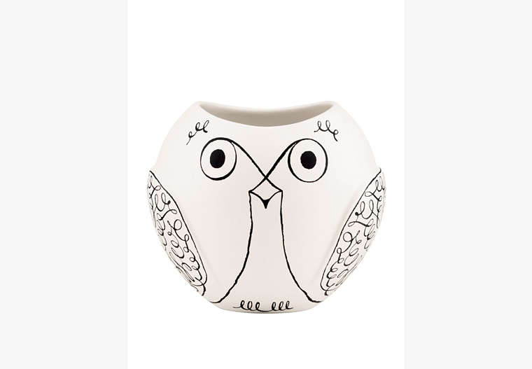 Woodland Park Short Owl Vase, , Product