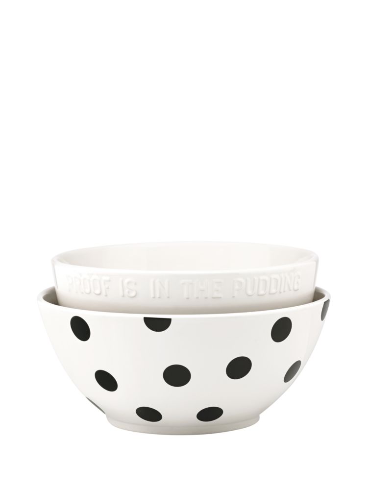 Deco Dot Set Of 2 Mixing Bowls