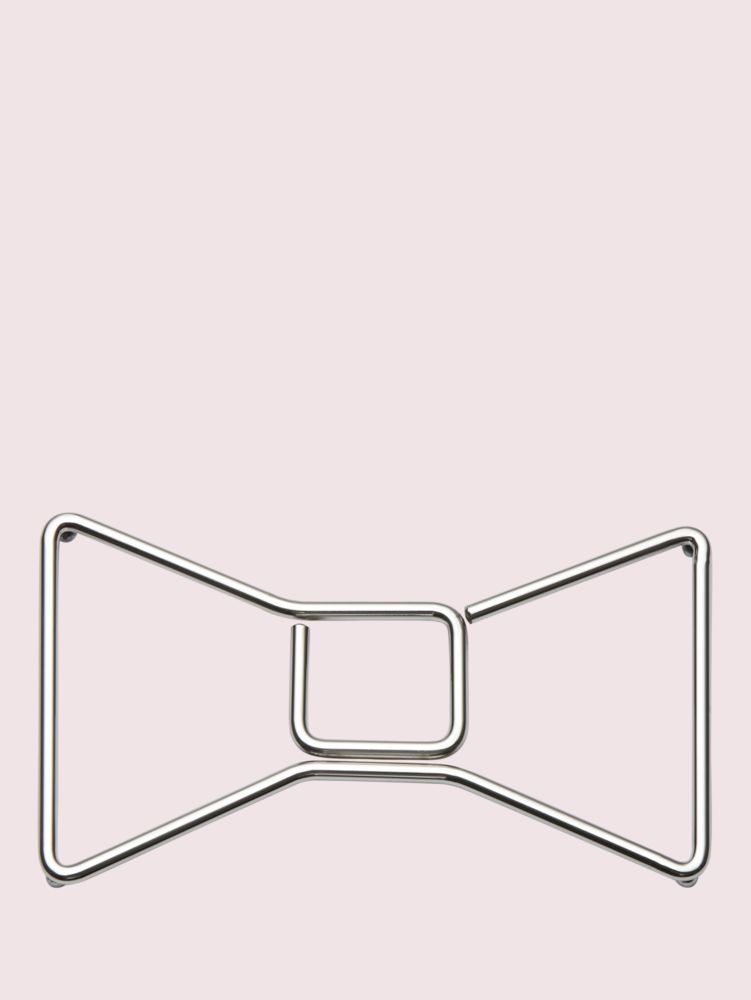 Deco Dot Bow Trivet, , Product