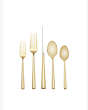 Kate Spade,malmo gold 5 piece place setting,kitchen & dining,Gold