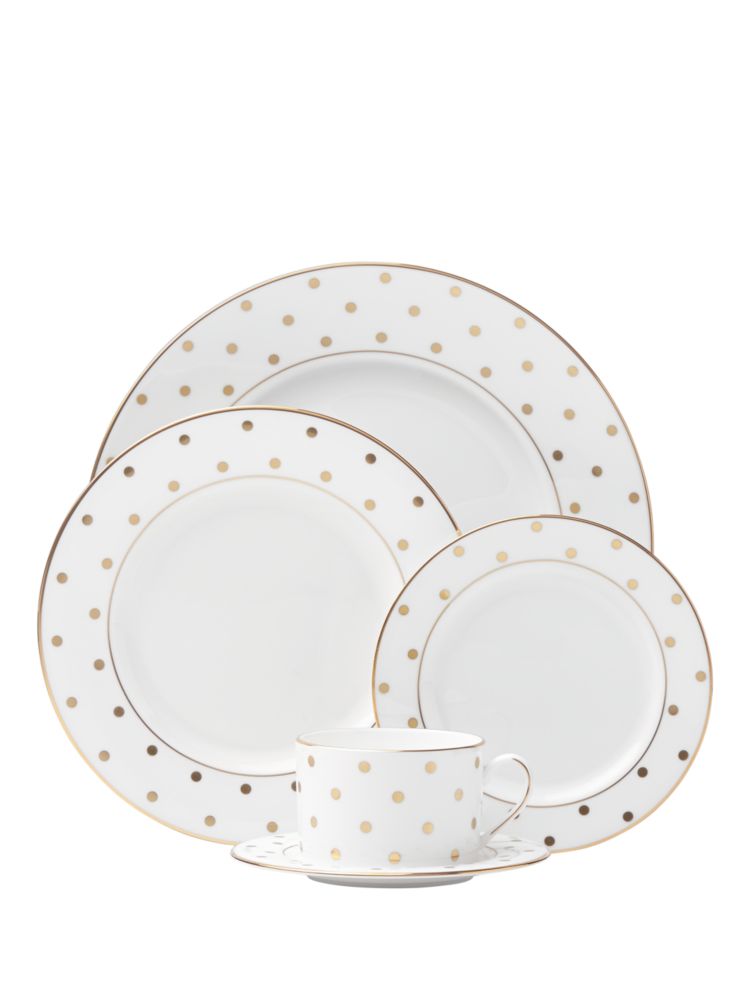Larabee Road Gold 5 Piece Place Setting, , Product