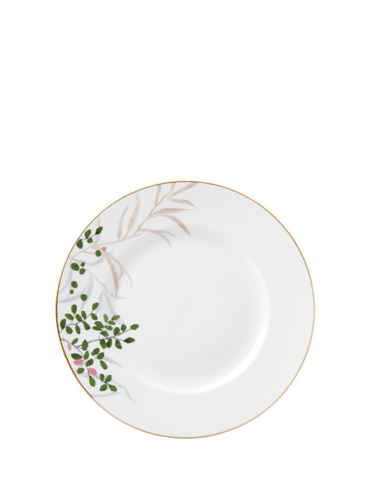 Kate Spade,Birch Way Dinner Plate,White