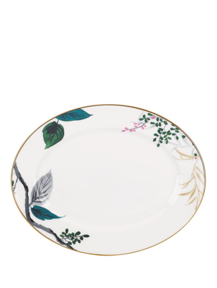 Birch Way 13" Oval Platter, , Product