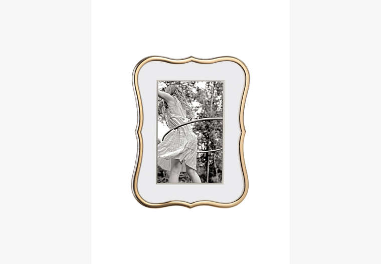 Kate Spade,Crown Point 4 X 6 Gold Frame,Gold
