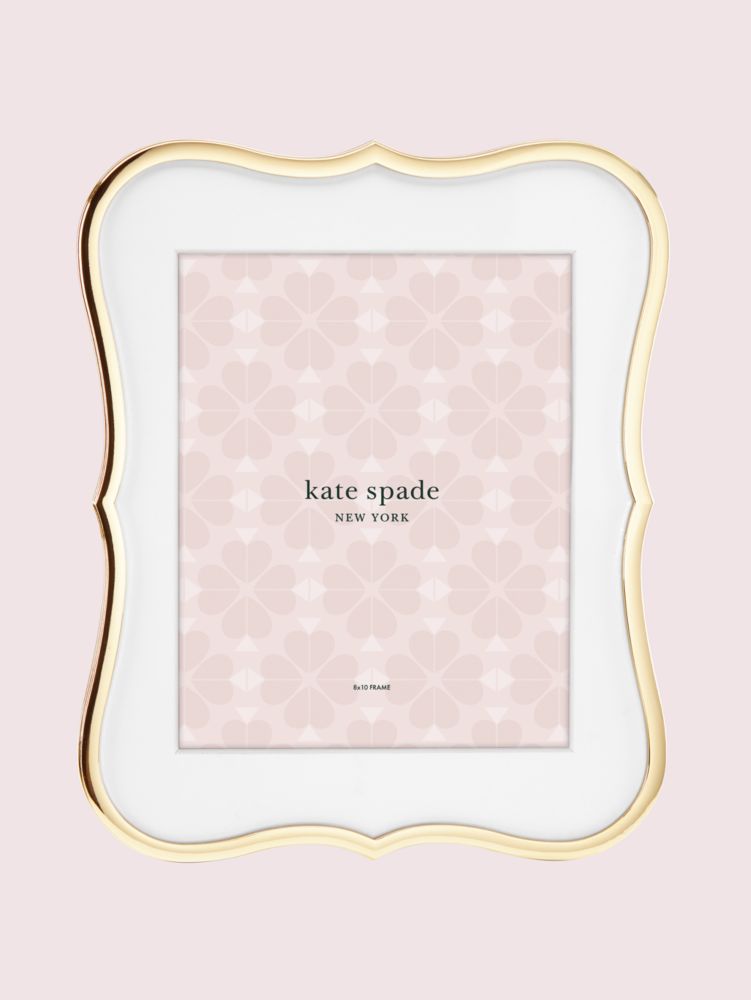 Kate Spade,Crown Point Gold 8X10 Frame,Gold