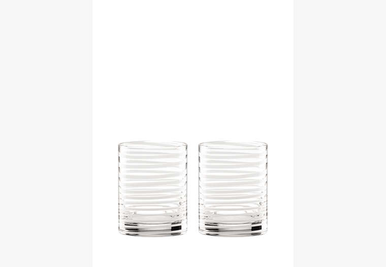 Kate Spade,Charlotte Street Double Old Fashioned Set,No Color