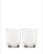 Kate Spade,Charlotte Street Double Old Fashioned Set,No Color