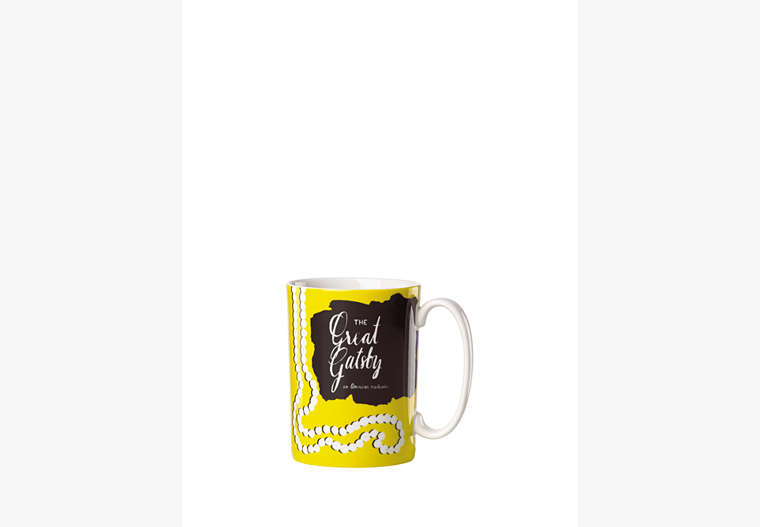 Kate Spade,tell your story great gatsby mug,Yellow