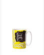 Kate Spade,tell your story great gatsby mug,Yellow