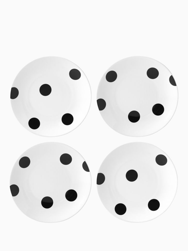 Deco Dot Tidbit Plate Set Kate Spade New York