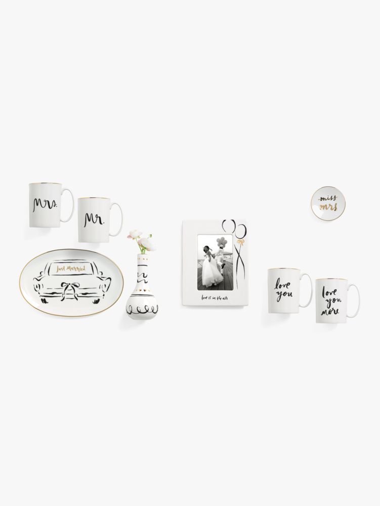 Kate Spade,miss to mrs ring dish,home accents & décor,White