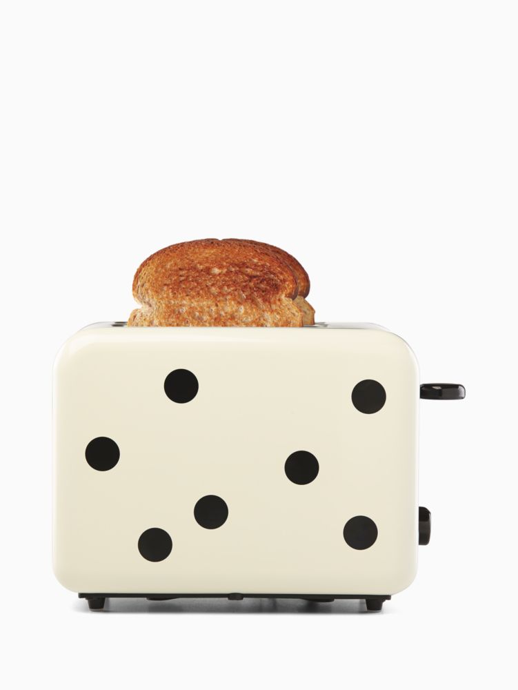 Kate Spade,Deco Dot Toaster,Toaster,Metal Material,Multiple Cooking Functions,
