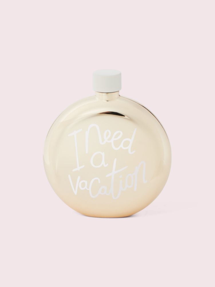 All That Glistens I Need A Vacation Flask Kate Spade New York Kate Spade New York