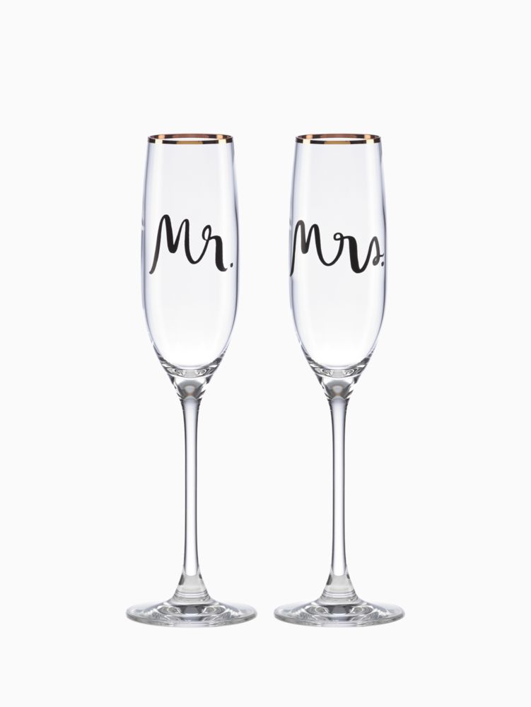 Party Set of 4 Gold Stemless Flute Glasses