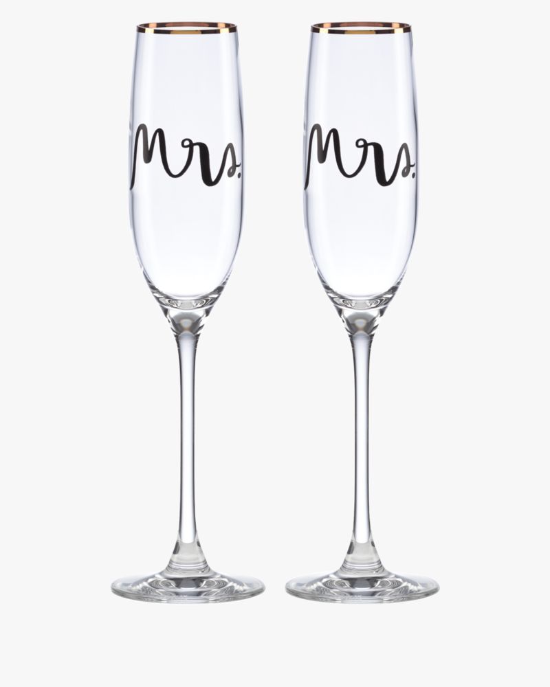 Kate Spade,Wedding Party Flute Pair,