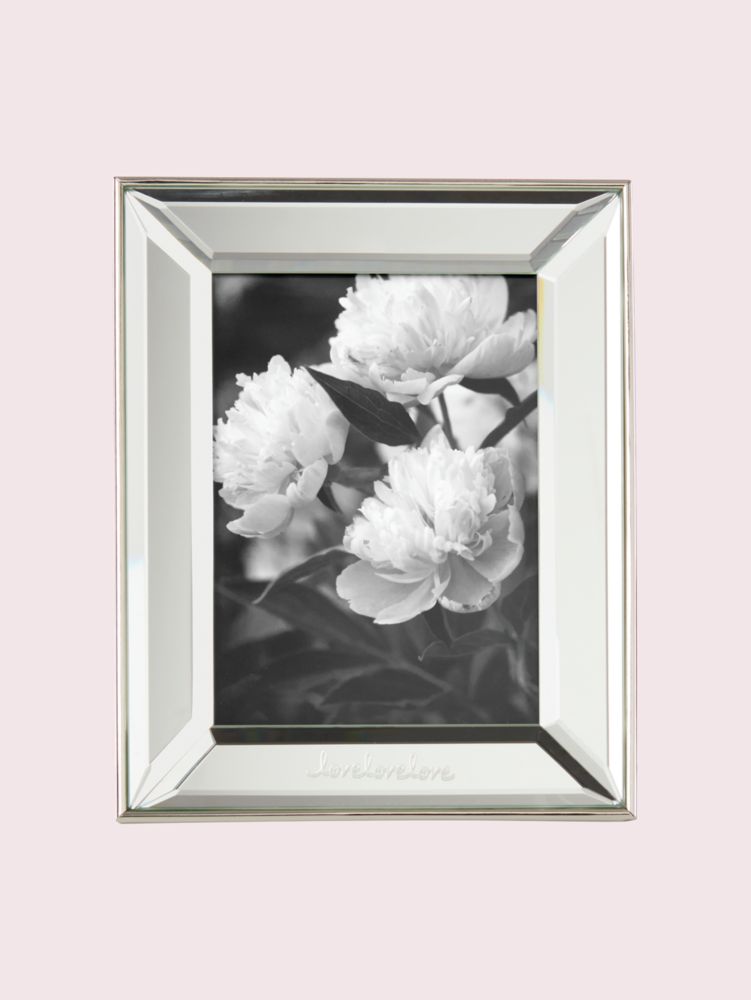 Kate Spade,key court love 5x7 frame,home accents & décor,Clear