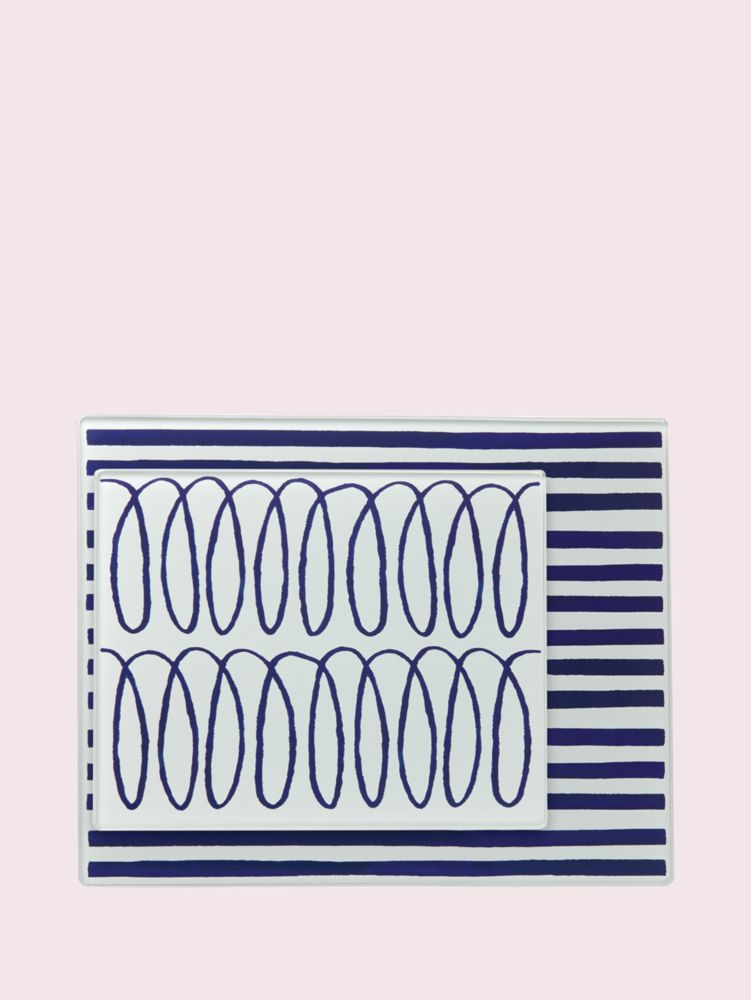Kate Spade,Charlotte Street Glass Prep Boards,