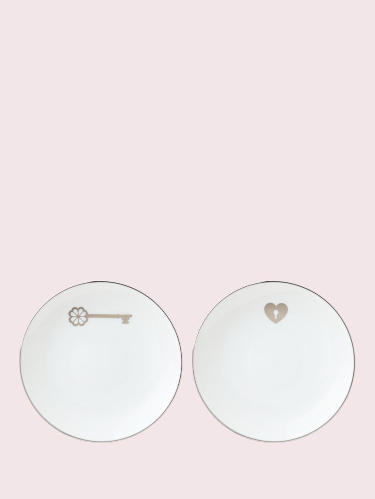 Kate Spade,Key Court Tidbits Plate Set,