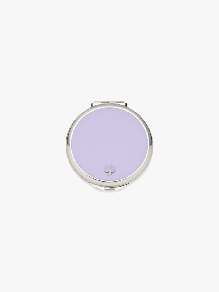 Kate spade NEW CLINIQUE Travel Swivel Mirror Compact in Navy Dot