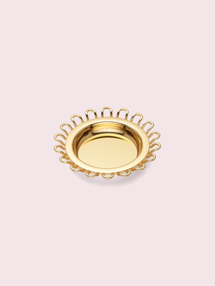 Kate Spade,Keaton Street Ring Dish,Ring Holder,Metal Material,