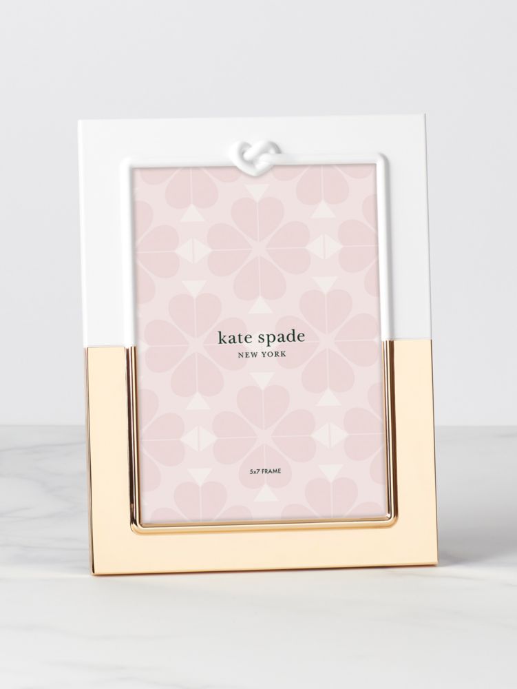 Kate Spade,with love 5x7 frame,home accents & décor,Gold