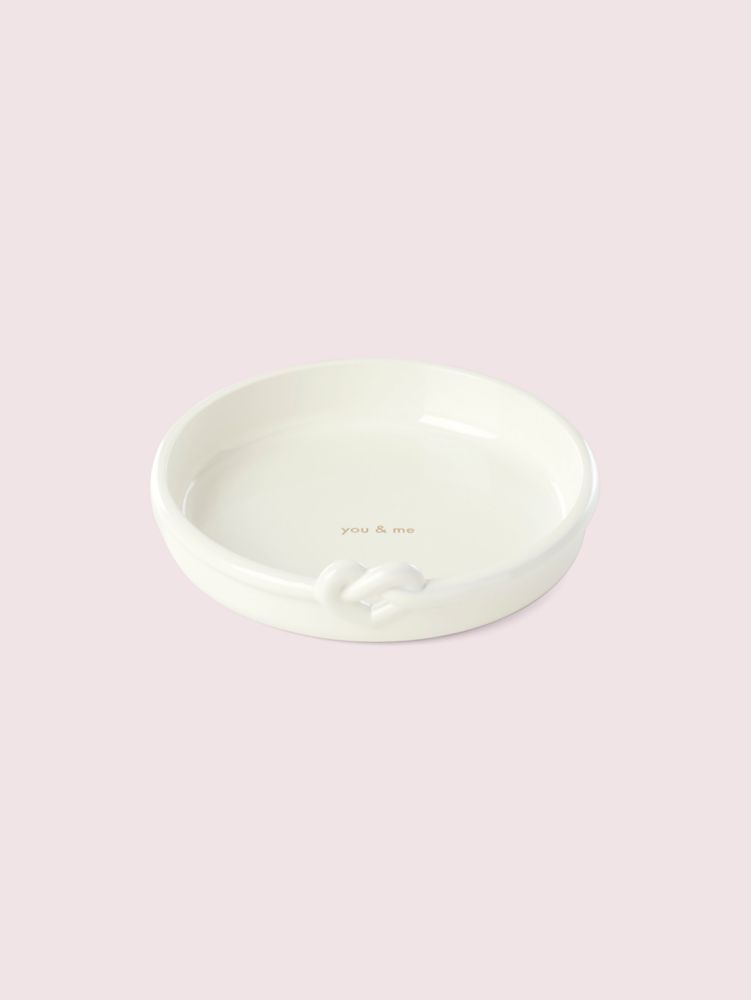 Kate Spade,with love ring dish,home accents & décor,Pale Gold