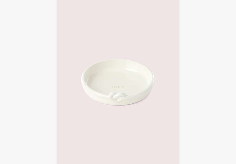 Kate Spade,with love ring dish,home accents & décor,Pale Gold image number 0