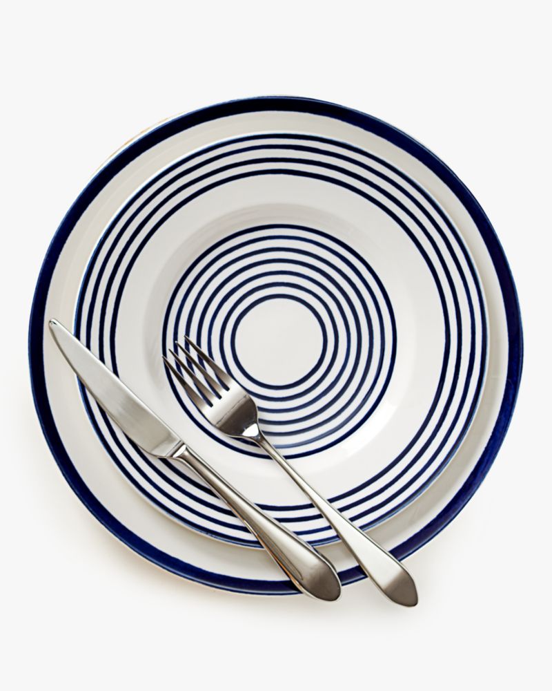 Kate Spade,Charlotte Street North 16-piece Assorted Dinnerware Set,Bowl,Dinner Plate,Mug,Salad Plate,Porcelain,Pattern,Tri...,