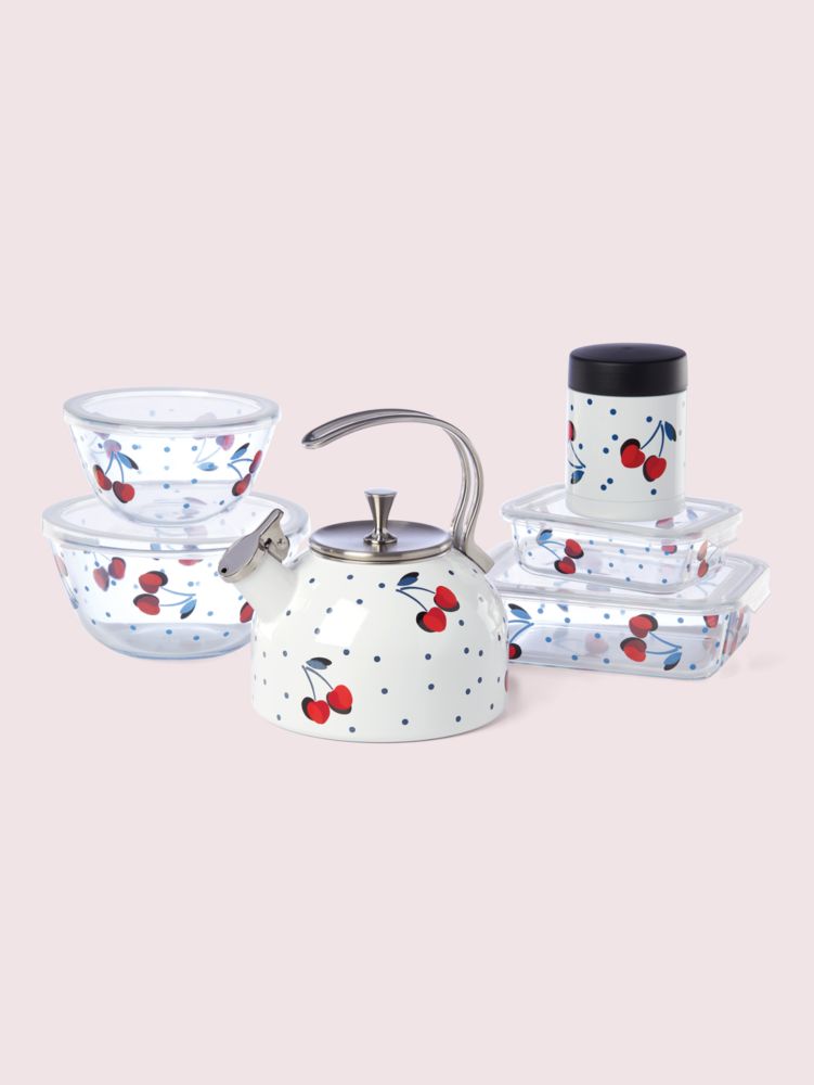 Vintage Cherry Dot Tea Kettle | Kate Spade New York