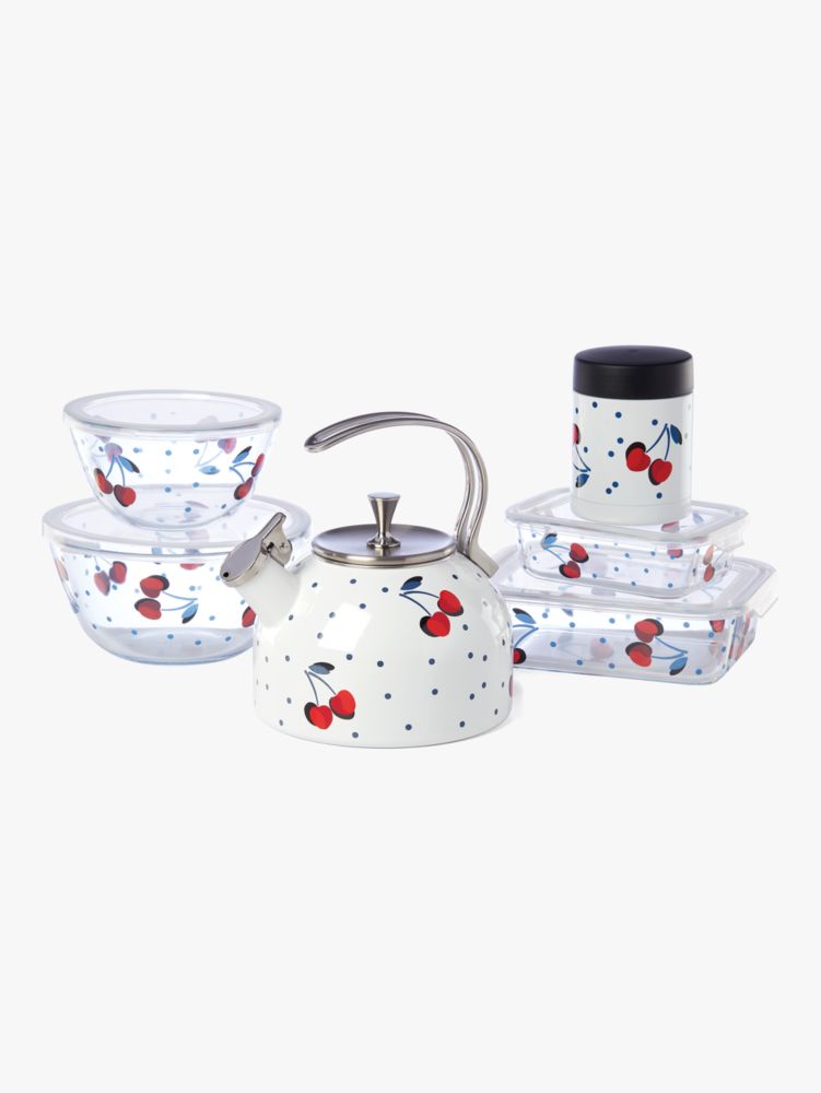 Kate Spade Deco Dot 2pc Rectangular Food Storage Set