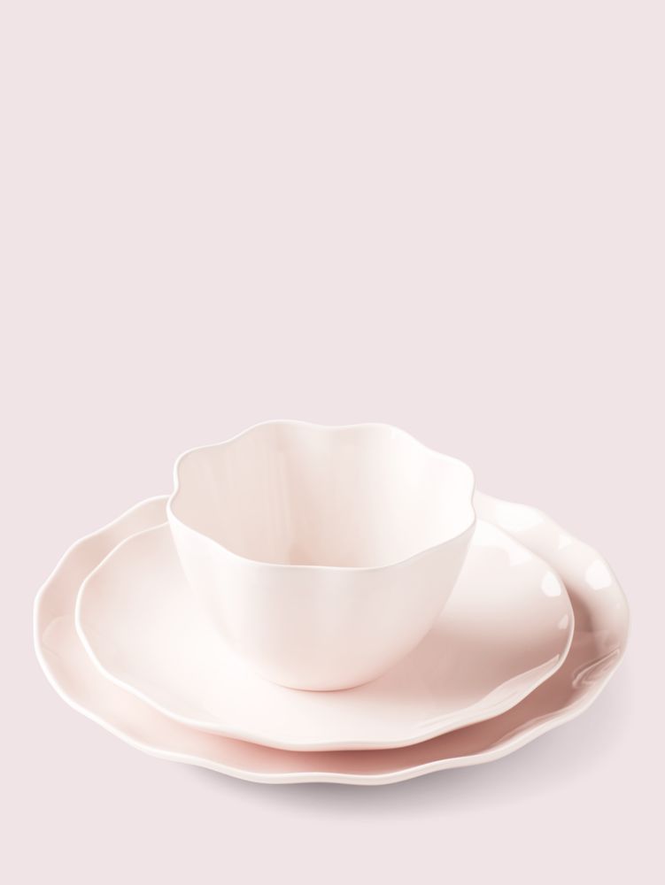 Petal Lane Blush 3 Piece Place Setting, , Product