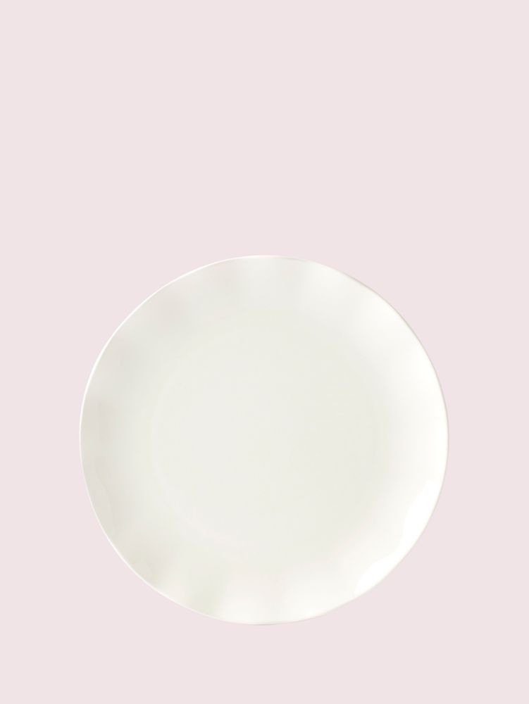 Petal Lane White Dinner Plate, , Product