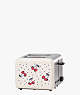 Kate Spade,Vintage Cherry Dot 2-Slice Toaster,kitchen & dining,White